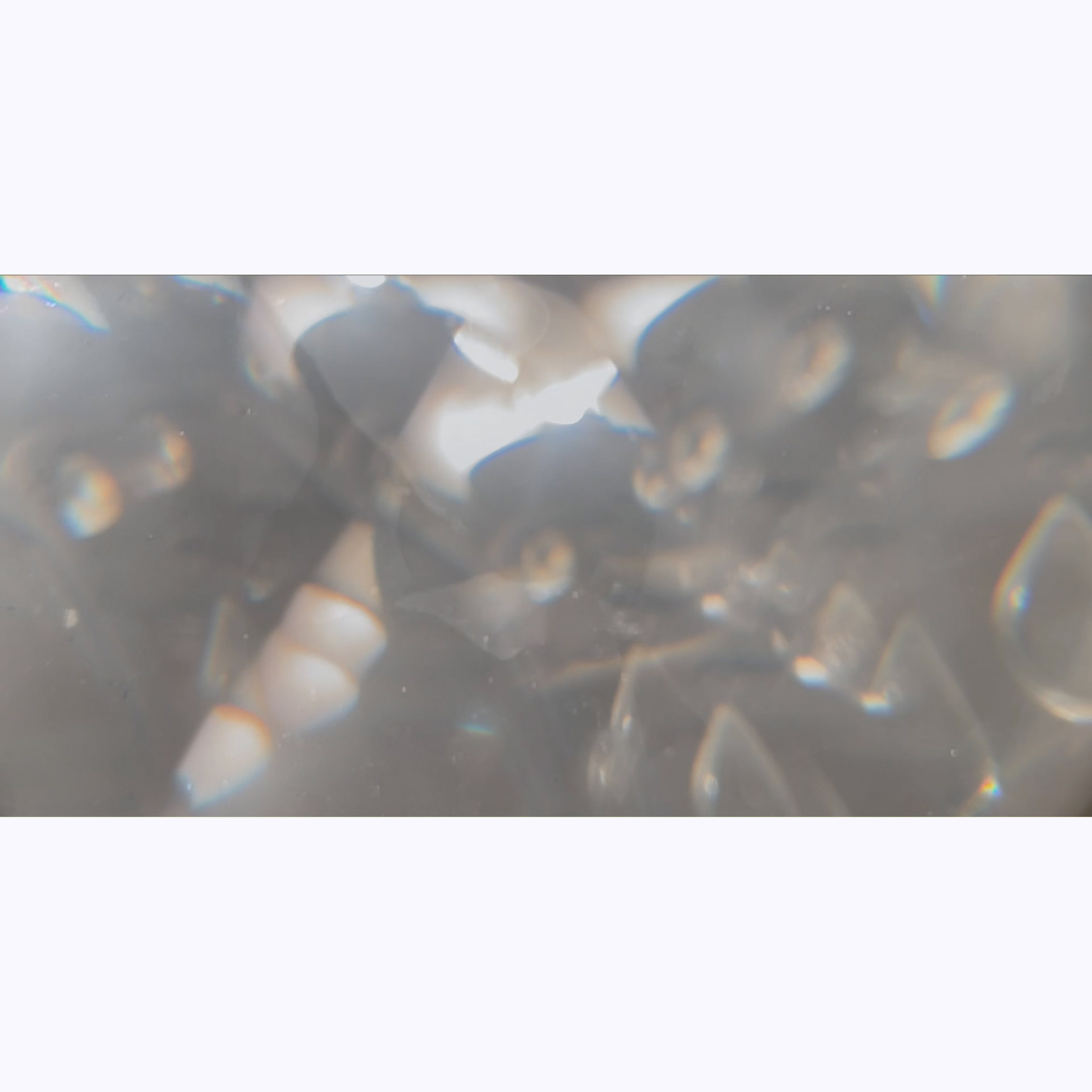 Thumbnail from the Sound Searching video, featuring abstract crystalline visuals